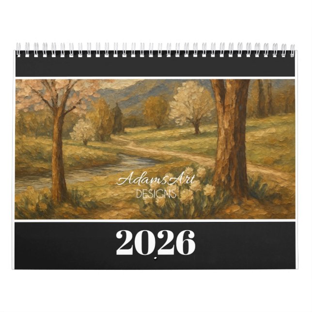 Calendário AdamsArt 2026 Autumn Countryside (Capa)