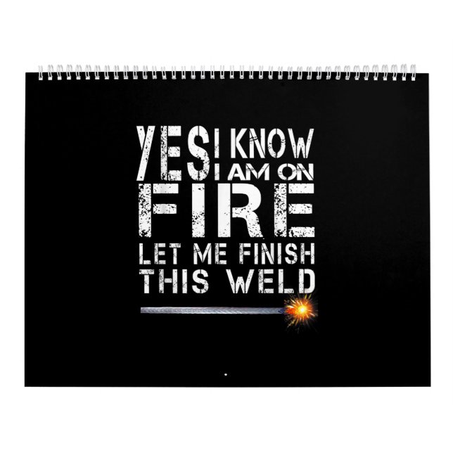 Calendário Adorável dote de soldador | Presente De Excelente  (Capa)