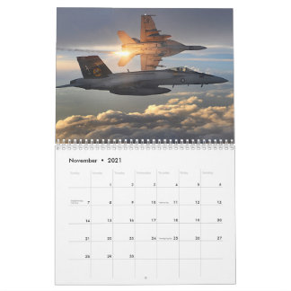 Calendário Aeronave militar