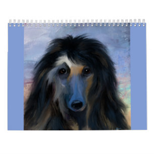 Calendário Afghan Hound 2025