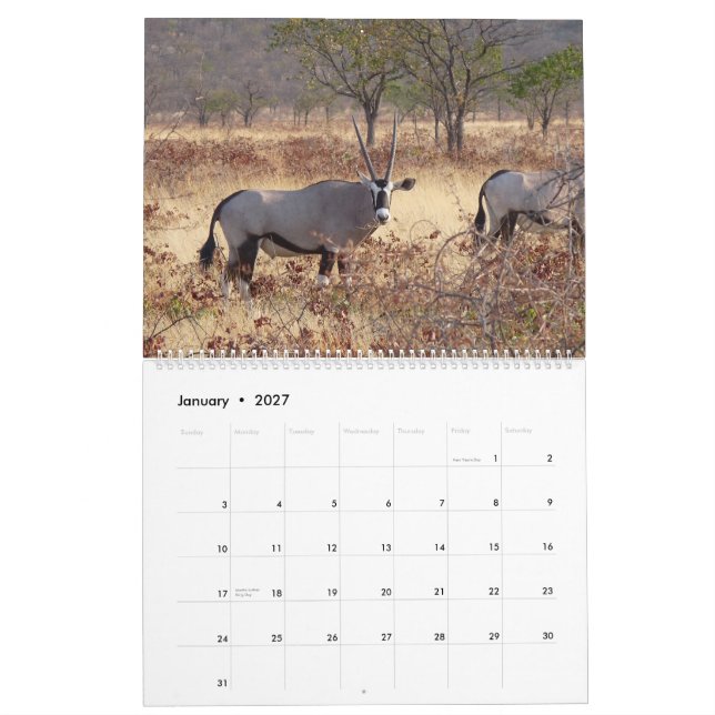 Calendário África meridional 2009 (Jan 2027)