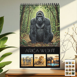 Calendário Africa Wildlife Calendar 2026 / African Animals