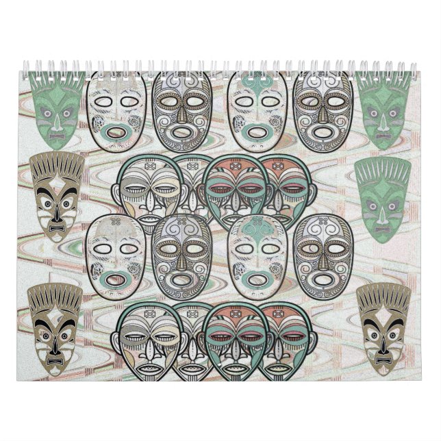 Calendário African Masks (Capa)