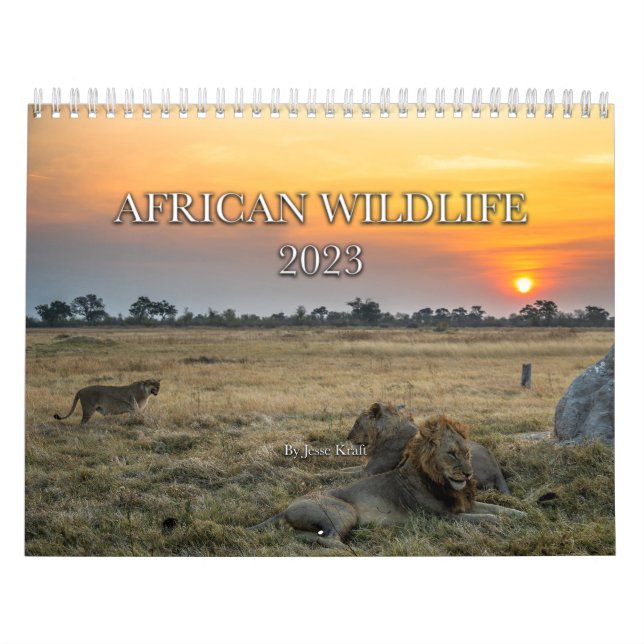 Calendário Africano da Vida Selvagem (Capa)