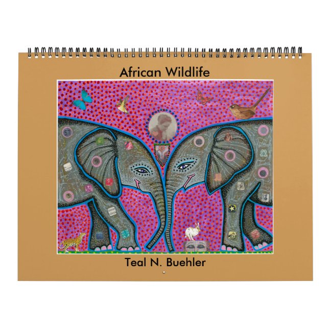 Calendário Africano da Vida Selvagem (Capa)