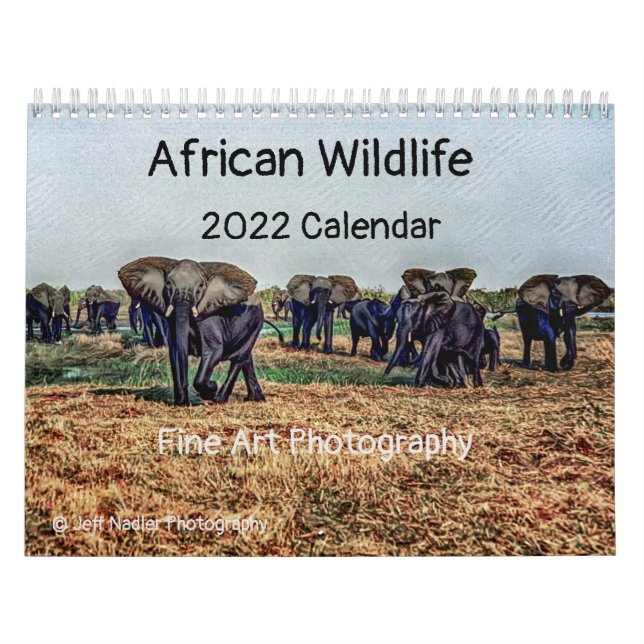 Calendário Africano da Vida Selvagem 2022 (Capa)