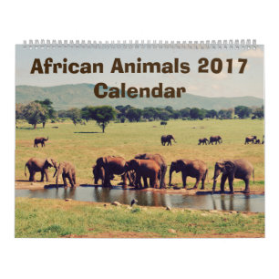 Calendário Africano de Animais
