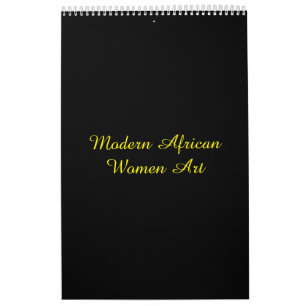 Calendário africano moderno 2016 da arte das