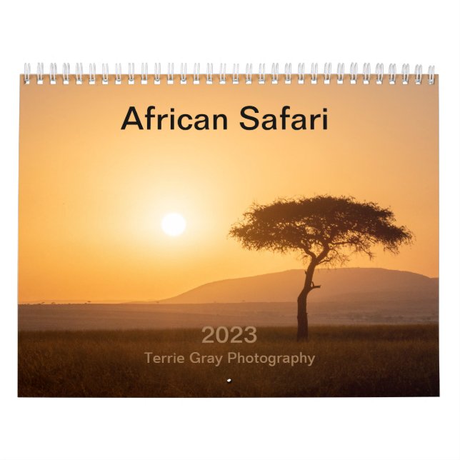 Calendário Africano Safari 2023 (Capa)