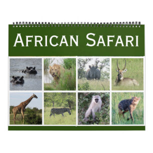 Calendário africano safari 2025 grande