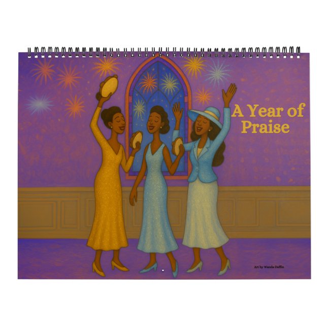 Calendário Afro-Americano de Um Ano de Louvor (Capa)
