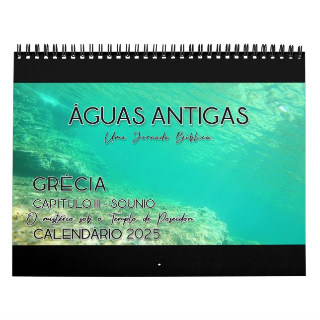 Calendário ÁGUAS ANTIGAS 2025: Uma jornada bíblica Boné. 3 (Capa)