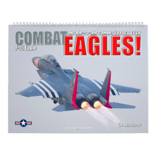 Calendário ÁGUIAS DE COMBATE! - F-15 Eagle