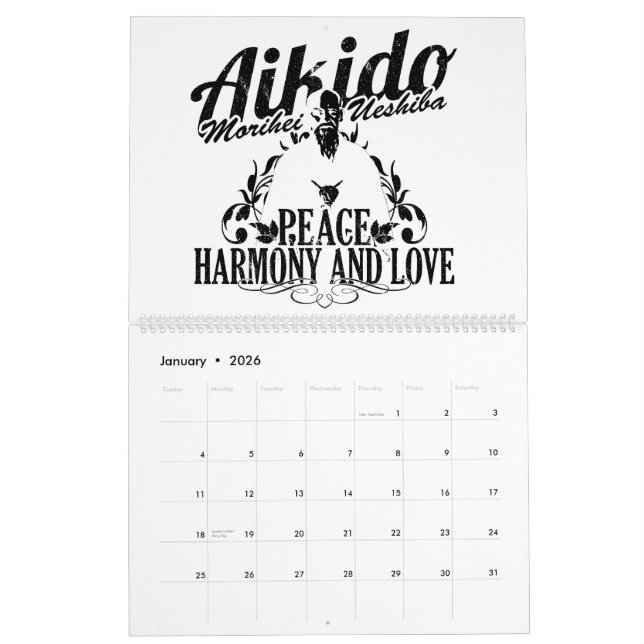 Calendário Aikido (Jan 2026)