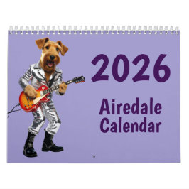 Calendário Airedale Calendar
