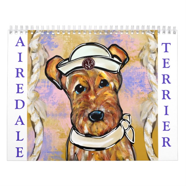 CALENDÁRIO AIREDALE TERRIER  2026 (Capa)