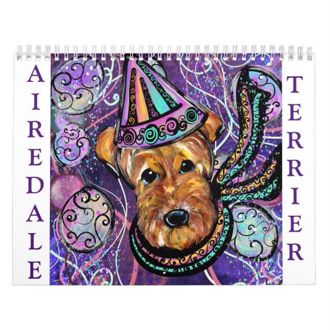 CALENDÁRIO AIREDALE TERRIER  2026 (Capa)
