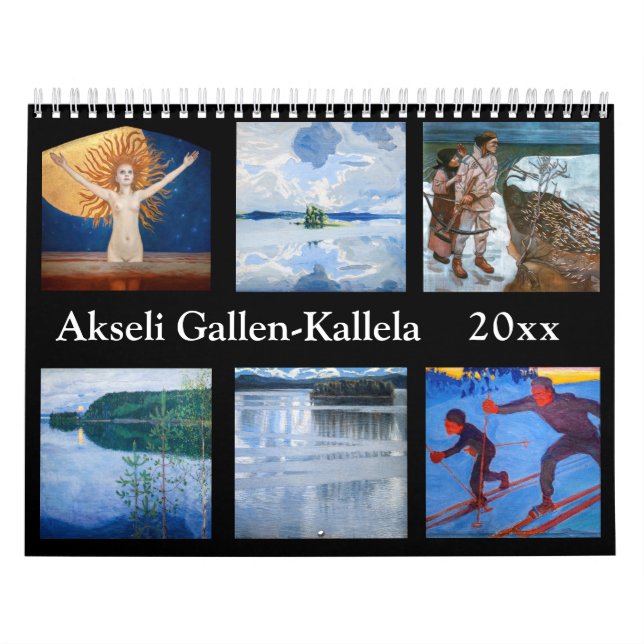 Calendário Akseli Gallen-Kallela Masterworks (Capa)
