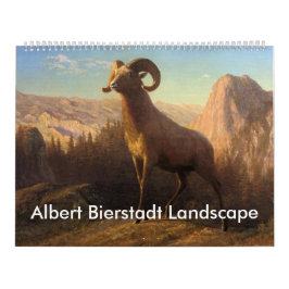 Calendário Albert Bierstadt Landscape