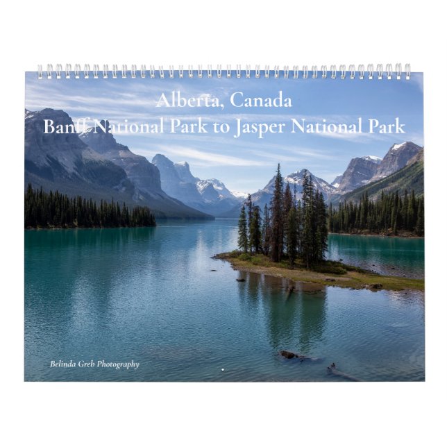 Calendário Alberta, Canadá - Banff para Jasper National Park (Capa)