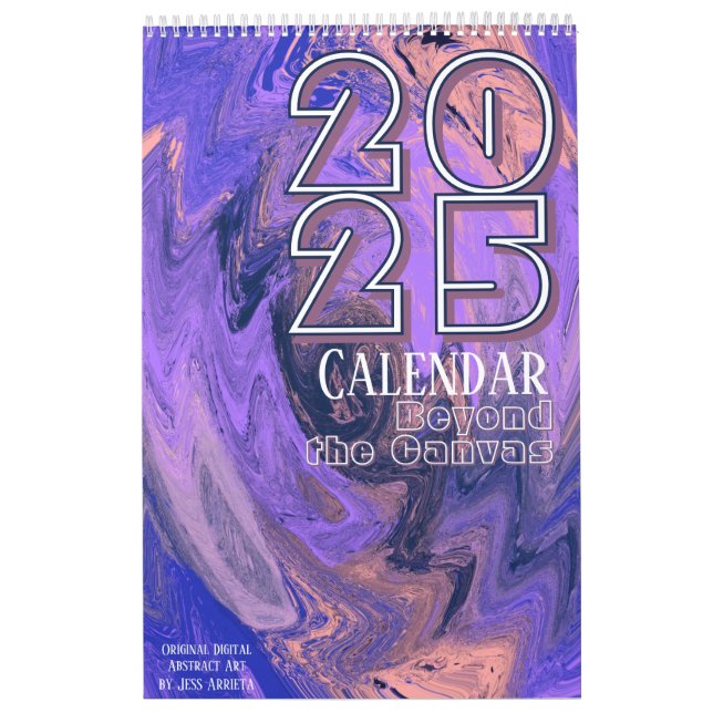 Calendário Além da Canvas original da Abstrato (Capa)