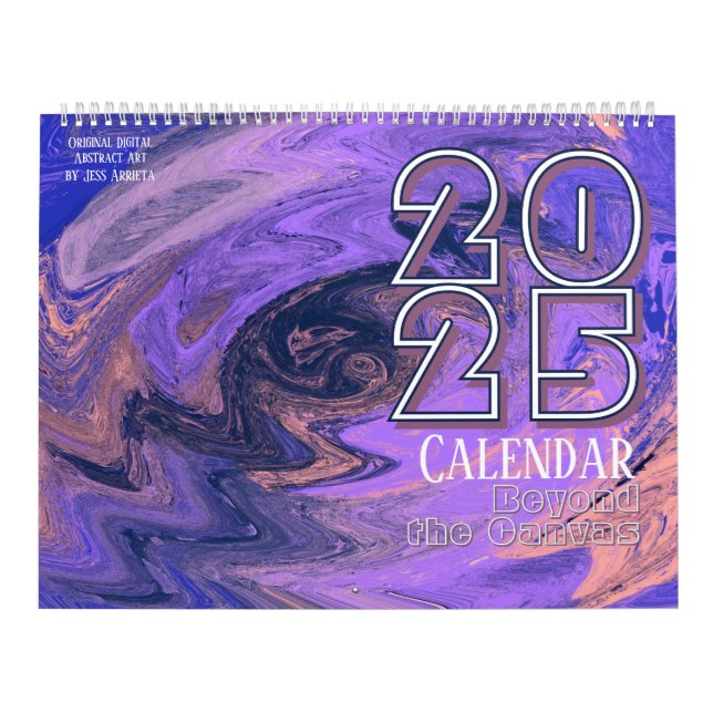 Calendário Além da Canvas original da Abstrato (Capa)