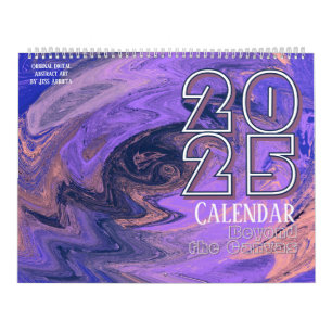 Calendário Além da Canvas original da Abstrato