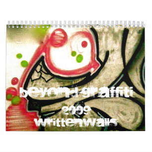 Calendário Além dos grafites 2009 - paredes escritas
