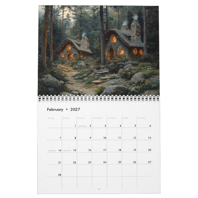 Calendário Algodão Florestal Da Madeira (Fev 2027)
