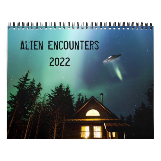 Calendário Alien Encounters 2022 Calendar (Capa)