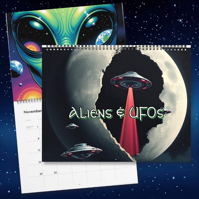 Calendário Alienígenas e OVNIs | Ufologia (Criador carregado)