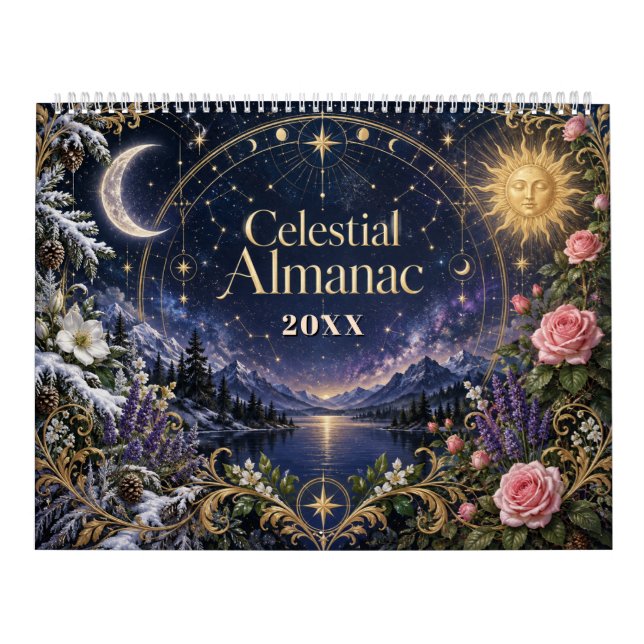 Calendário Almanaque Botânico Estrela Celestial (Capa)