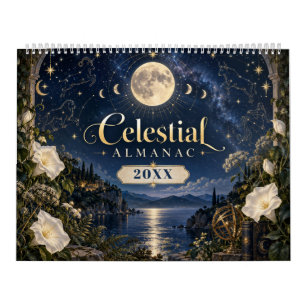 Calendário Almanaque Celeste Lua & Botânica do Zodíaco