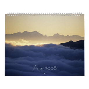 Calendário Alpes 2008