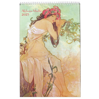 Calendário Alphonse Mucha 2025
