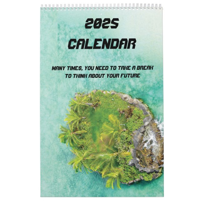 Calendário Amante de férias em ilhas 2025 (Capa)