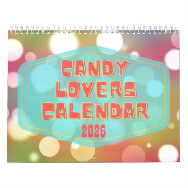 Calendário Amantes de Doces 2026 (Capa)