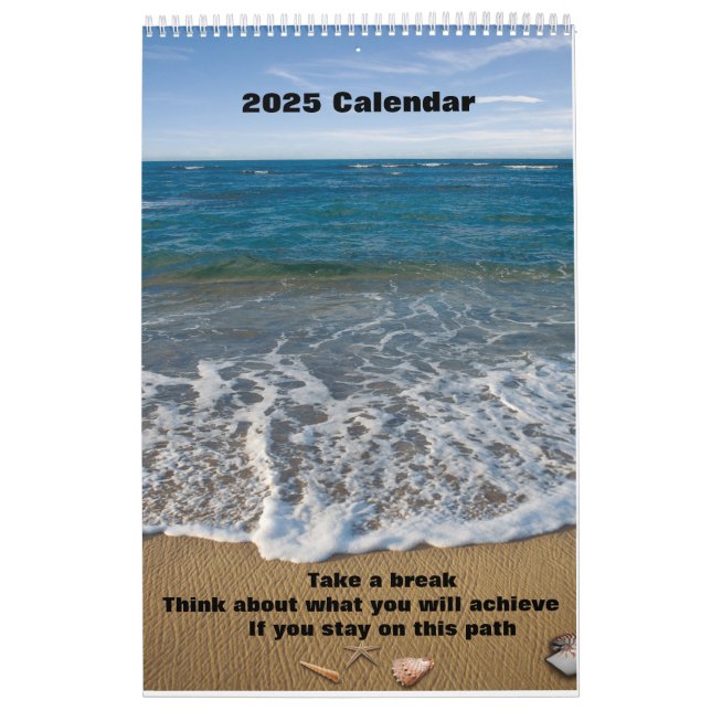 Calendário Amantes de praia em 2025 (Capa)