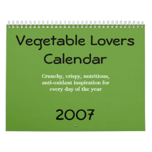 Calendário Amantes vegetais