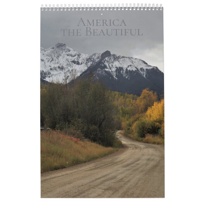 Calendário América, a beleza (Capa)