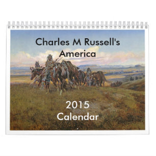 Calendário América de Charles M Russell