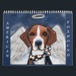 Calendário American Foxhound<br><div class="desc">Lindos Produtos de Arte Foxhound Americanos!</div>