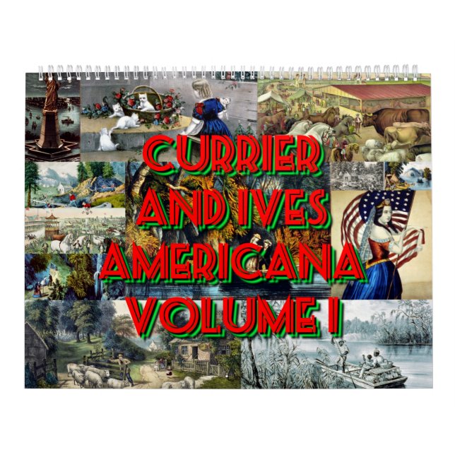Calendário Americana Currier & Ives Volume 1 (Capa)