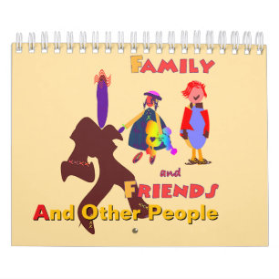 Calendário Amigos da Família e Pessoas