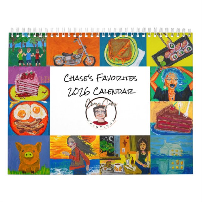 Calendário Amigos Favoritos 2025 (Capa)