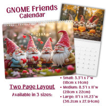 Amigos Gnome personalizados divertidos brilhantes