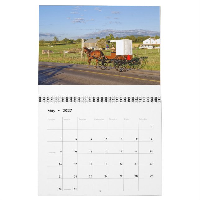 Calendário Amish 2020 (Maio 2027)