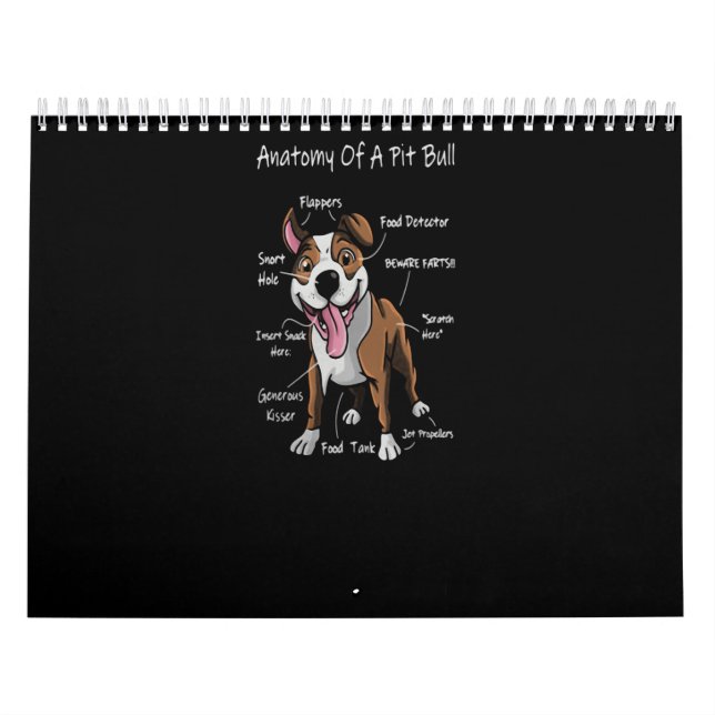 Calendário Anatomia de um Pitbull (Capa)