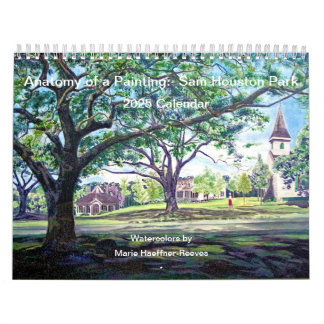 Calendário Anatomia de uma pintura: Sam Houston Park 2025