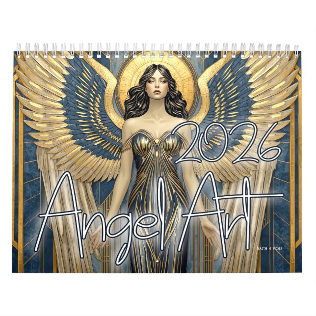 Calendário Angel Art 2026 (Capa)